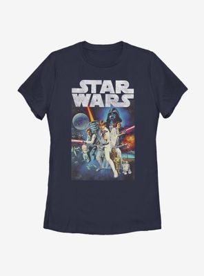 Star Wars Poster Womens T-Shirt