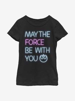 Star Wars May Force Reb Youth Girls T-Shirt