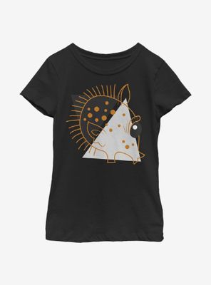 Star Wars Spooky Greedo Lines Youth Girls T-Shirt