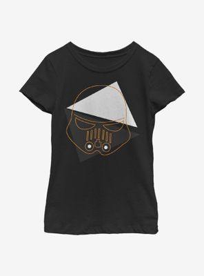 Star Wars Spooky Trooper Lines Youth Girls T-Shirt