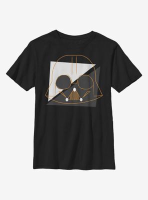 Star Wars Spooky Vader Lines Youth T-Shirt