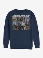 Star Wars Comic Strip Rectangle Sweatshirt