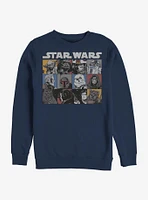 Star Wars Comic Strip Rectangle Sweatshirt