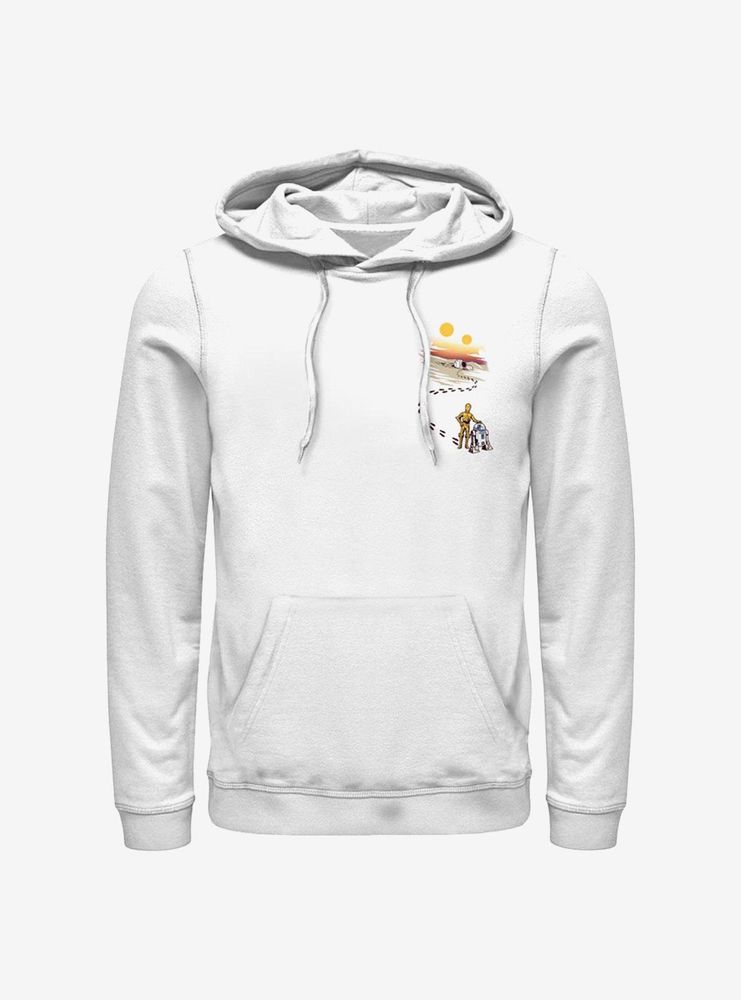 Star Wars Desert Footprints Pocket Hoodie