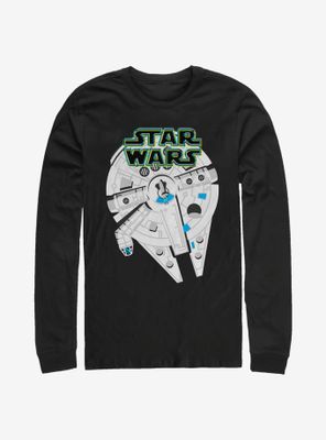 Star Wars Falcon Neon Long-Sleeve T-Shirt