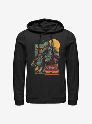 Star Wars The Mandalorian Japanese Text Hoodie