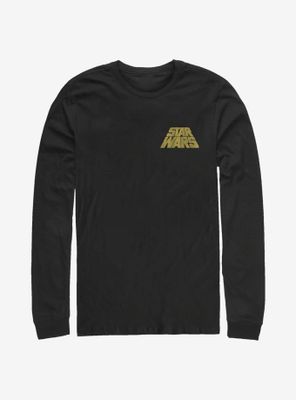 Star Wars Distressed Slant Logo Long-Sleeve T-Shirt