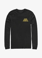 Star Wars Distressed Slant Logo Long-Sleeve T-Shirt
