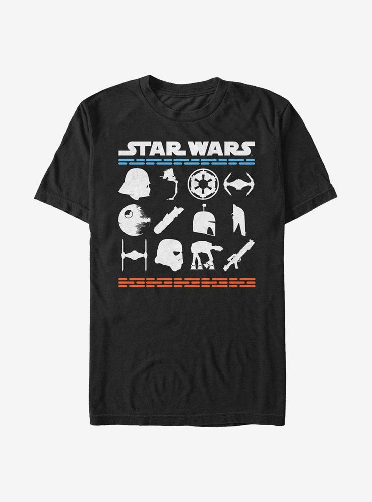 Star Wars Lucas Film Stacked T-Shirt