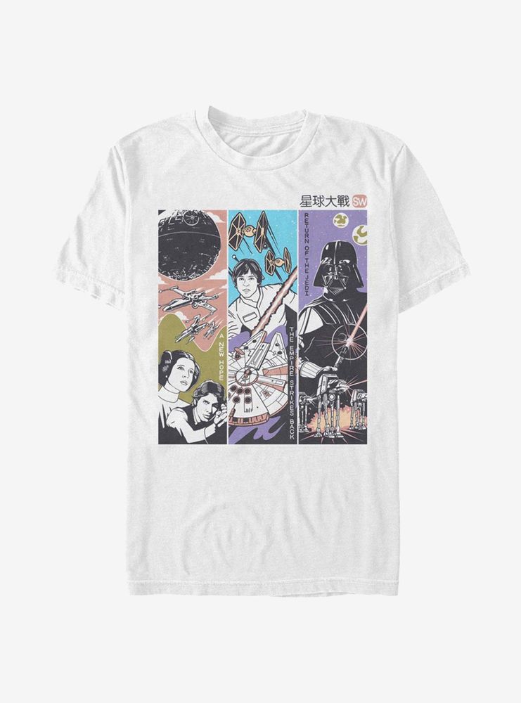 Star Wars Triptych T-Shirt