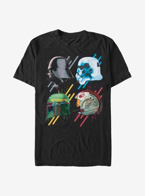 Star Wars Four Helmets T-Shirt
