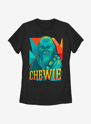 Star Wars Chewie Tri Womens T-Shirt