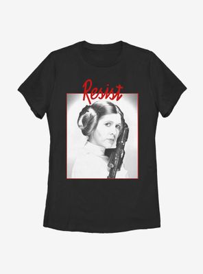Star Wars Leia Resist Womens T-Shirt