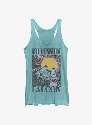 Star Wars Falcon Trip Womens Tank Top