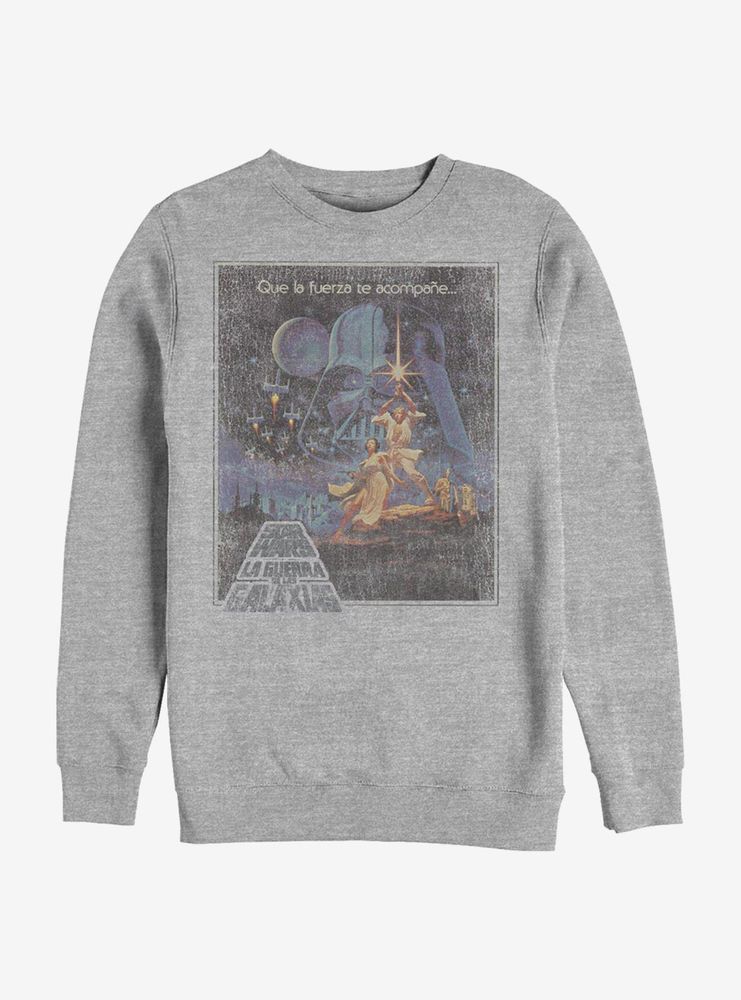 Star Wars Que La Fuerze Te Acompane Sweatshirt