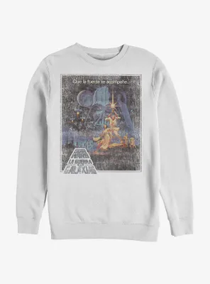 Star Wars Que La Fuerze Te Acompane Sweatshirt