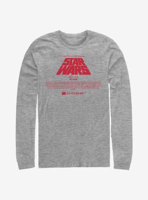 Star Wars Title Card Long-Sleeve T-Shirt