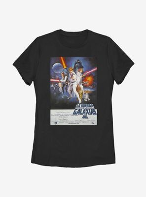 Star Wars El Poster Womens T-Shirt