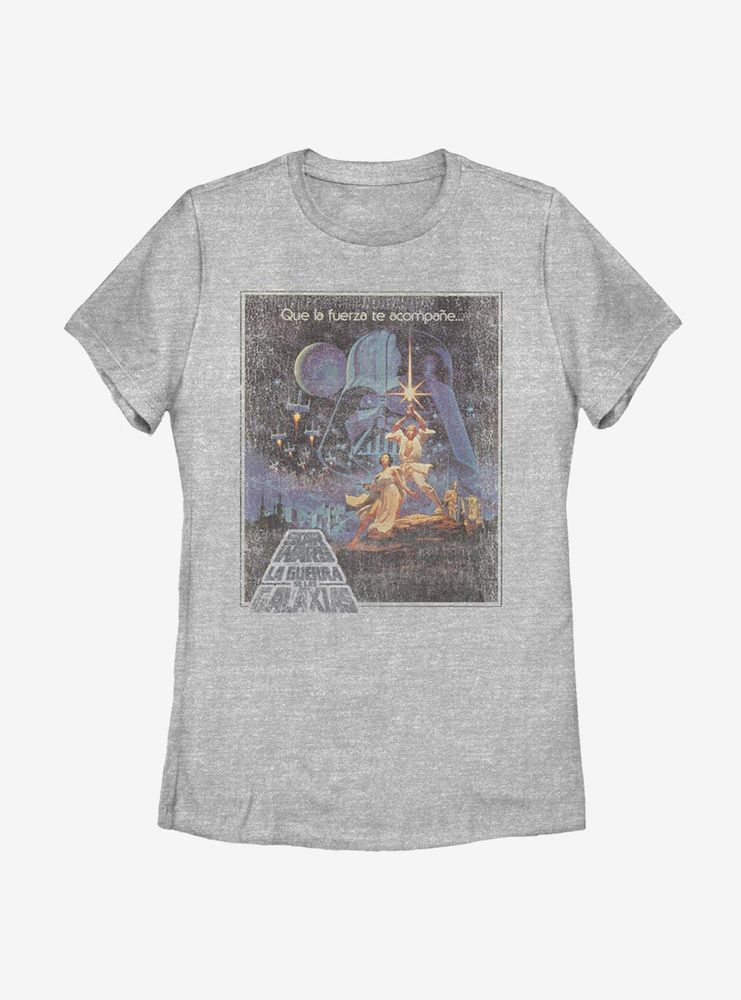 Star Wars Que La Fuerze Te Acompane Womens T-Shirt