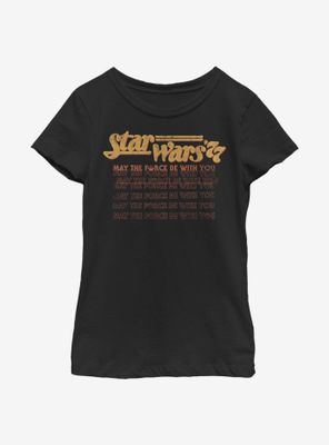 Star Wars May Rep Youth Girls T-Shirt