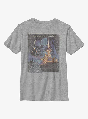 Star Wars Que La Fuerze Te Acompane Youth T-Shirt