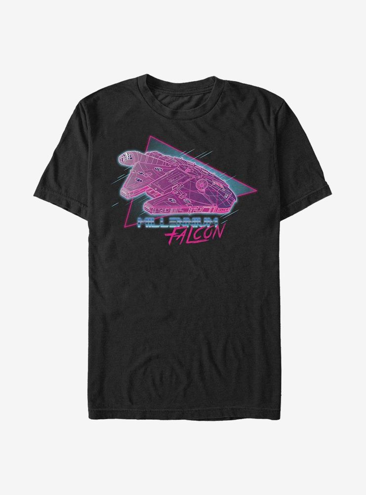 Star Wars Synth Pop Falcon T-Shirt