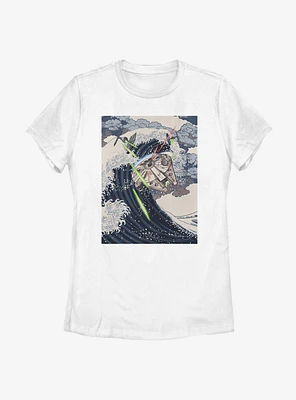 Star Wars Space Wave Womens T-Shirt