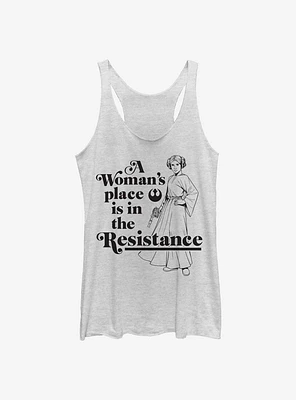 Star Wars Resist Woman2 Womens Tank Top