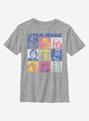 Star Wars Pastel Ninebox Youth T-Shirt