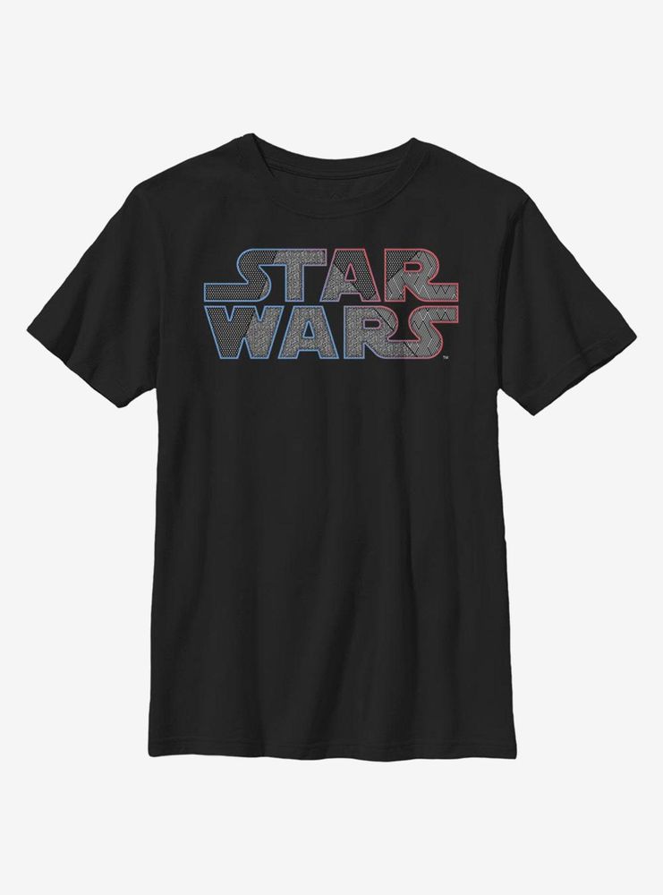 Star Wars Textured Logo Youth T-Shirt