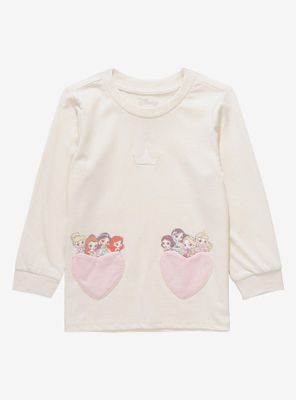 Our Universe Disney Princess Heart Pockets Long Sleeve Toddler T-Shirt - BoxLunch Exclusive