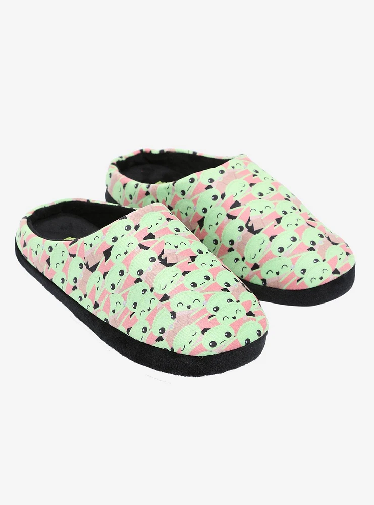 Star Wars The Mandalorian Child Chibi Expressions Slippers - BoxLunch Exclusive
