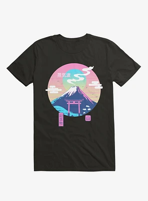 Fuji Wave Black T-Shirt