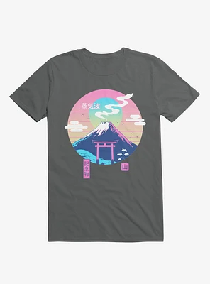 Fuji Wave Charcoal Grey T-Shirt