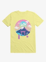 Fuji Wave Corn Silk Yellow T-Shirt