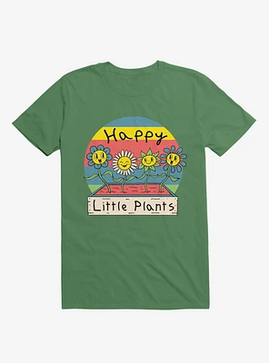 Happy Little Plants Kelly Green T-Shirt