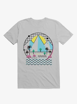 Land Of The Bold And Abstract Ice Grey T-Shirt