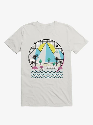 Land Of The Bold And Abstract White T-Shirt