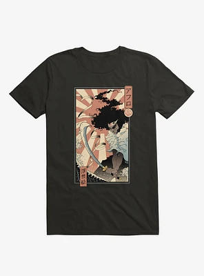 Samurai Sword Ocean Ukiyo-E T-Shirt