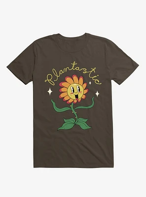 Plantastic Day! Brown T-Shirt