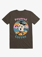 Powered By Coffee Brown T-Shirt