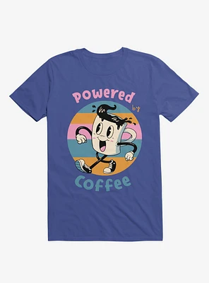 Powered By Coffee Royal Blue T-Shirt