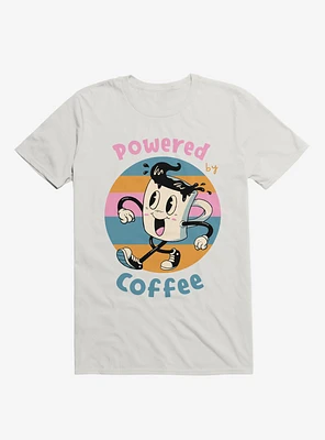 Powered By Coffee White T-Shirt