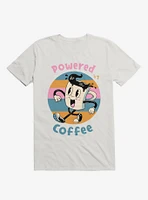 Powered By Coffee White T-Shirt