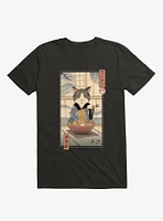 Cat Neko Ramen Ukiyo-E T-Shirt