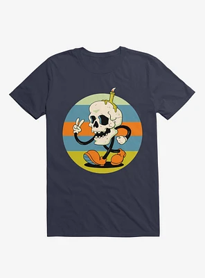 Skull Candle Boy Navy Blue T-Shirt