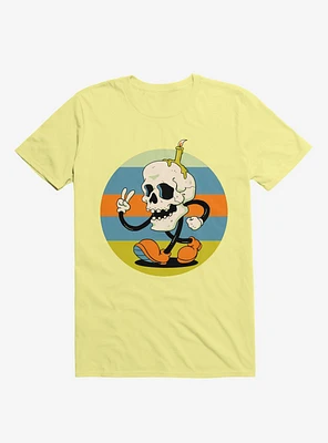 Skull Candle Boy Corn Silk Yellow T-Shirt