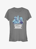 Star Wars: The Clone Wars Group Circle Girls T-Shirt