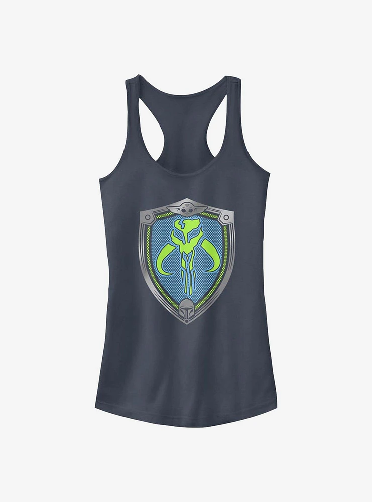 Star Wars The Mandalorian Mando Shield Girls Tank