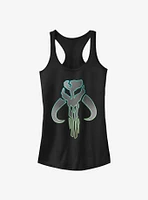 Star Wars The Mandalorian Mando Silver Girls Tank